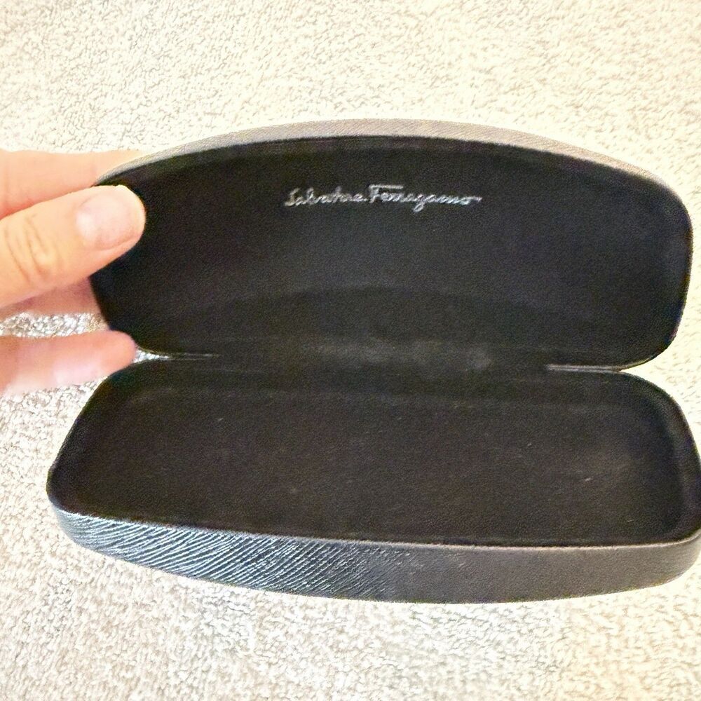 Salvatore Ferragamo Black Eyeglasses Frames Only SF2733 Unisex Hardshell Case - Picture 3 of 15